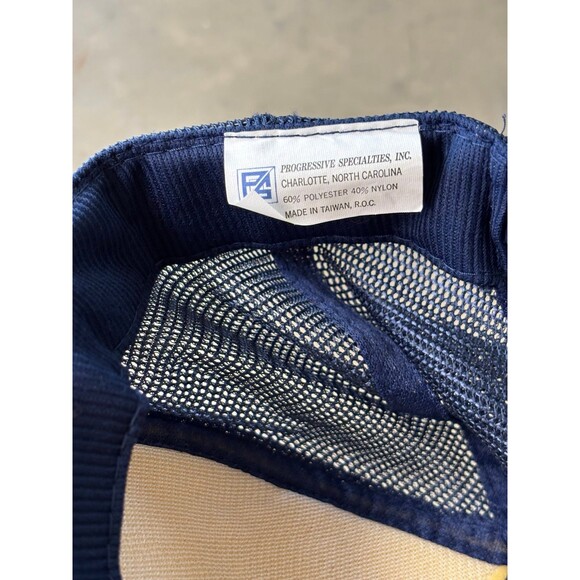 Vintage Kennedy Space Center Snapback Hat Blue Shuttle Rocket Mesh Foam Trucker - Picture 10 of 11